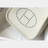 Hermes Evelyne Handbags Replica off White